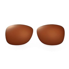 Walleva Brown Polarized Replacement Lenses For Ray-Ban Wayfarer RB4105 54mm