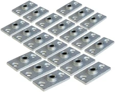 Highcraft Rod Hanger Plate, Galvanized Iron, Threaded Rod (20 Pieces) Free SHIP