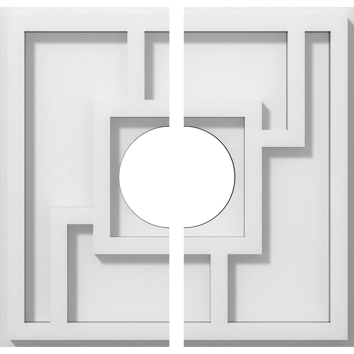 CMP10KX2-03000 Knox Architectural PVC Contemporary Urethane Ceiling Medallion