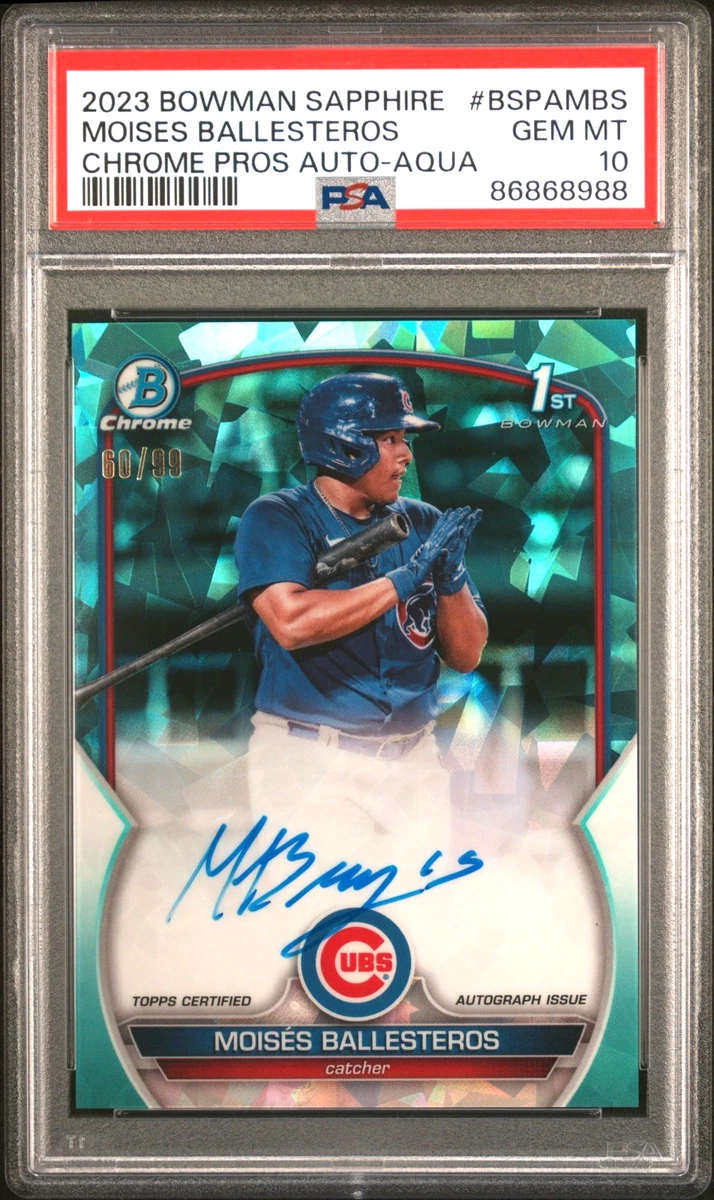 2023 Bowman Sapphire Edition - Moises Ballesteros #BSPA-MBS for 