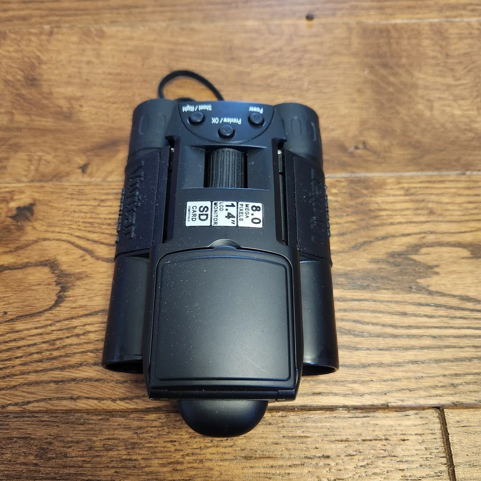 威达VIV-CV-1225V800万像素二合一双筒望远镜和数码相机黑色和800万像素SD — 第 2/4 张图片