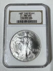2001 $1 1oz Silver American Eagle MS69 NGC 134909-084
