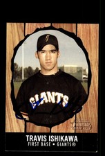 Signed Baseball Card Auto Travis Ishikawa 2003 Bowman Heritage #236 Giants