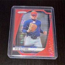 Panini 2025 Prizm Ryan Clifford #2 Red Pulsar Prizm /399 Mets Baseball