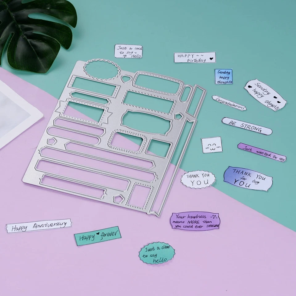 2pcs Metal Dies Cut and Clear Silicone Stamp for Card Making Paper Craft - Изображение 3 из 4