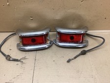 1946 1947 1948 Lincoln Continental Zephyr Tail Light Set W Glass Lenses Nice Oe 1946 1947 1948 Lincoln Continental Zephyr Tail Light Set W Glass Lenses Nice Oe