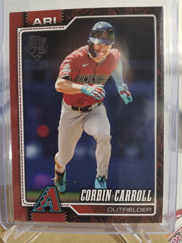 2026 Topps Corbin Carroll Team Color Border Variation SP #314 Diamondbacks