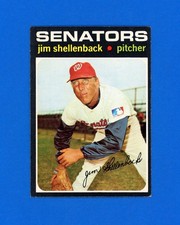 1971 Topps Baseball # 351 Jim Shellenback NM to NM-MT *PrestigeBC.eStore*