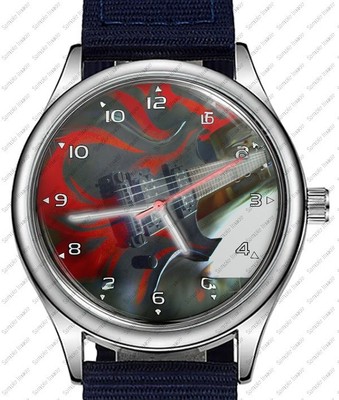 Electric Guitar Trendy 38mm Face Wrist Watch