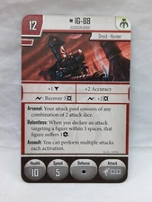 Star Wars Imperial Assault IG-88 Villain Pack Deployment Card