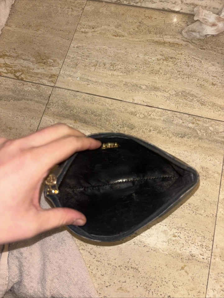 Vintage Authentic Leather Fendi Cosmetic Bag & Travel Pouch - Image 4 of 4