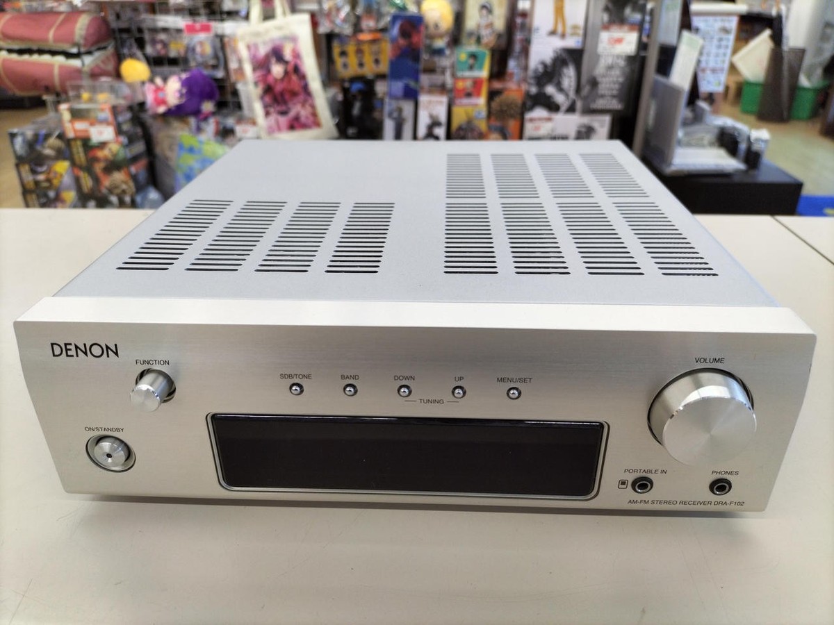 Denon F Series Receiver DRA-F102 SP Premium Silver DCD-F102