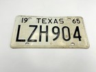 1965 Texas License Plates - Pair - LZH 904 — photo 5