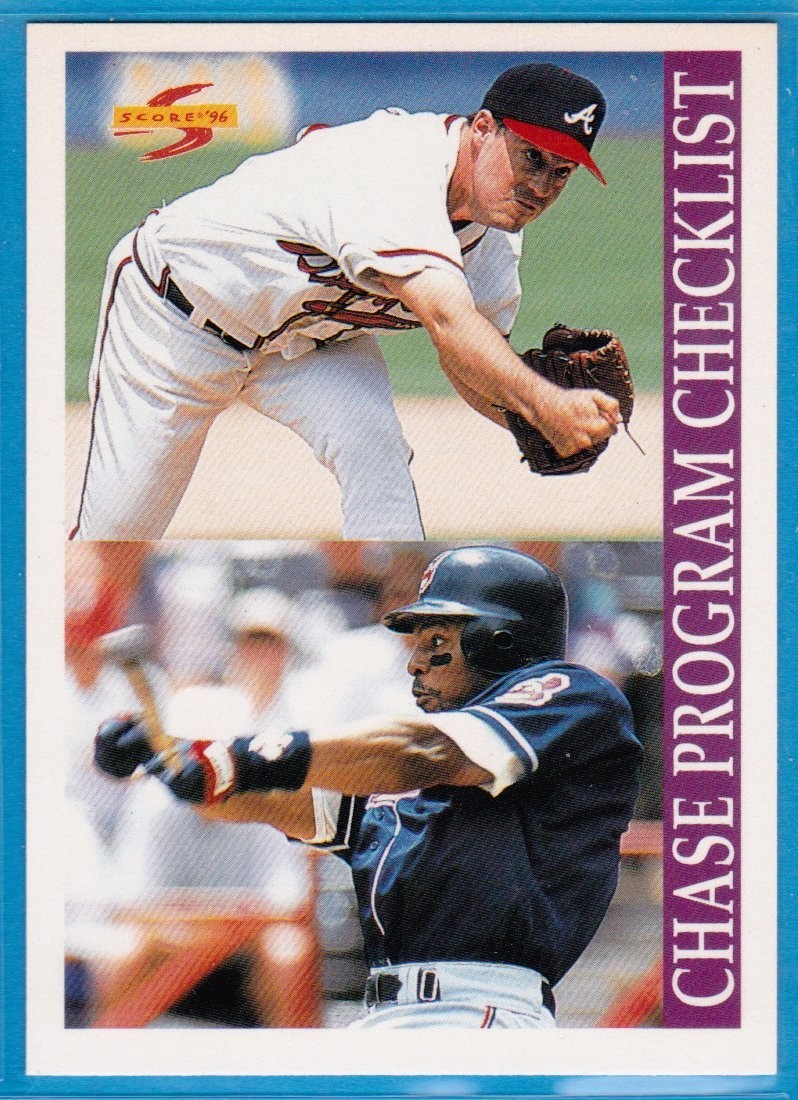 1996 Score - Chase Program Checklist #275 7 of 7
