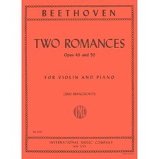 Beethoven Ludwig Two Romances Op. 40 and 50 Violin and Piano by Zino Frances...