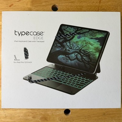 Typecase Edge iPad Pro 12.9- iPad Air 13'' , Keyboard Case with Trackpad White
