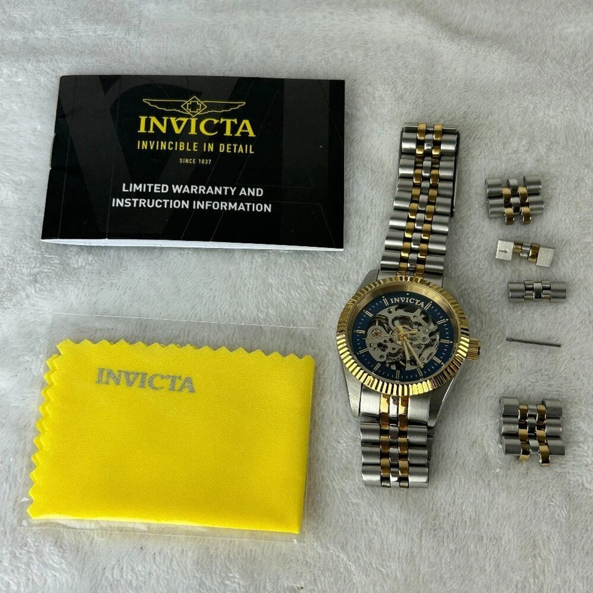 Invicta Specialty Hand Wind Blue Skeleton Dial Ladies Watch  display picture 1