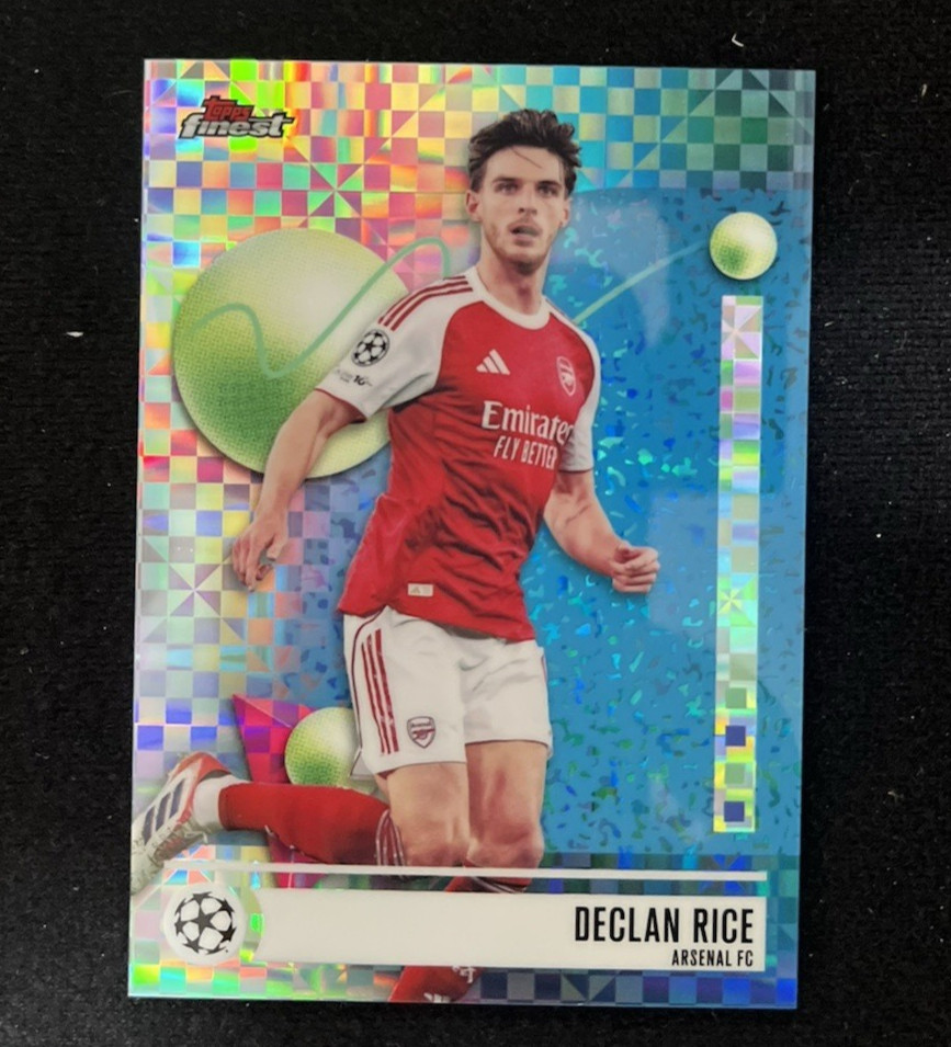 Declan Rice Checkerboard #41 2025-26 Topps Finest Uefa Club Competitions