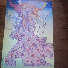 Jim Fitzpatrick Vintage Poster. Macha & Nemed Original Print Poster