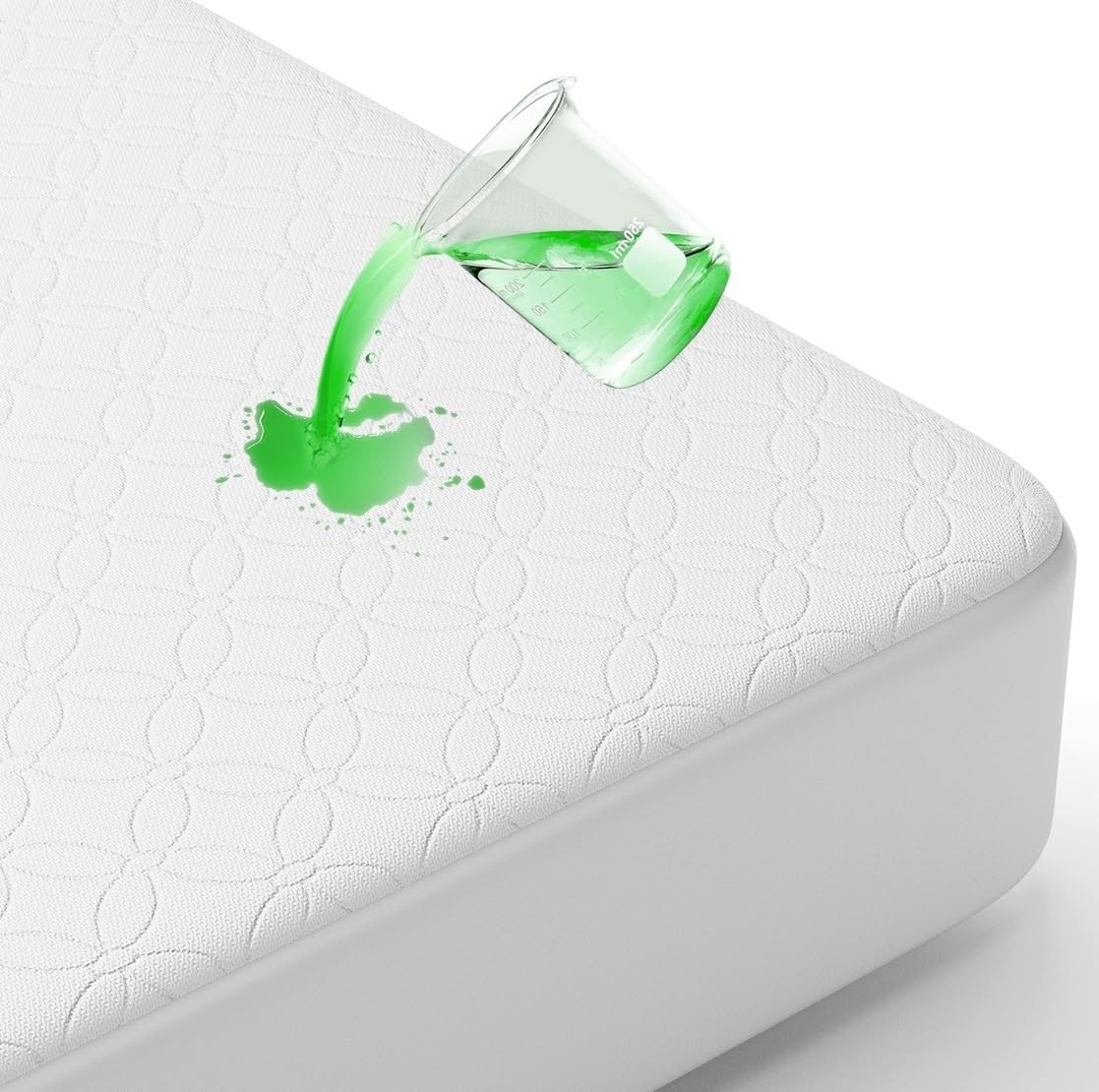 100% ВОДОНЕПРОНИЦАЕМЫЙ НАМАТРАСНИК WZHOUFIE TWIN XL 18 - БЕЛЫЙ