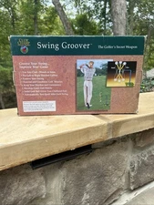 Club Champ Swing Groover Golf Trainer Indoor Outdoor Metal Model 9202 New