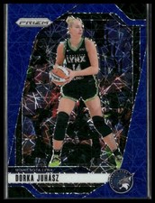 2024 Panini Prizm WNBA #123 Dorka Juhasz Blue Velocity Prizms
