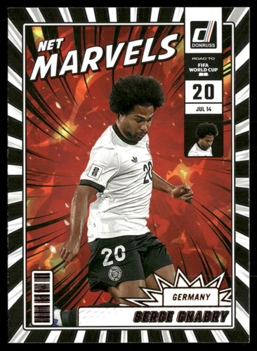 2025-26 Donruss Road to FIFA World Cup Serge Gnabry #22 Net Marvels Germany