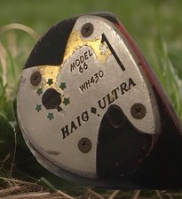 Walter Hagen Haig Ultra 1 Wood Driver Steel 66 WH430 Vintage Golf Club 44  