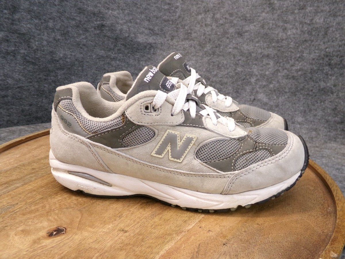 New Balance 992 Kids Size 6 M Sneaker Shoes VTG Gray Suede
