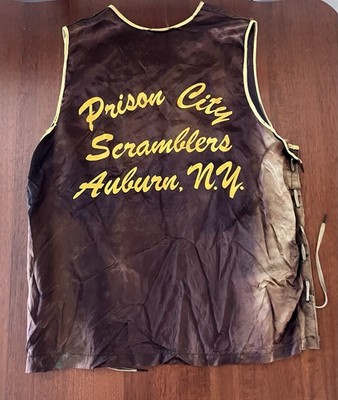 VTG Prison City Scramblers Auburn New York Jersey Vest Roller Derby Outift