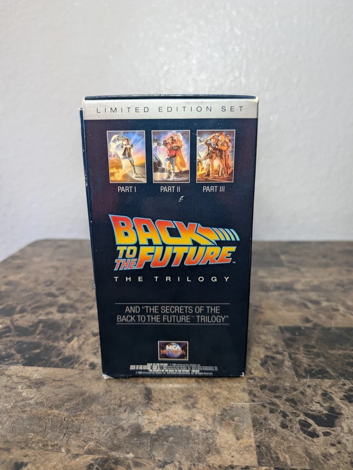 Back To The Future The Trilogy VHS Box Set 1990 Limited Edition Set - Image 3 of 4