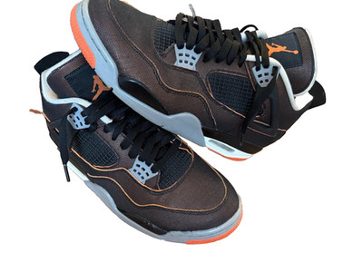 Jordan 4 Retro Starfish Sail/Black/Starfish/Light Smoke Grey CW7183-100 UK 8