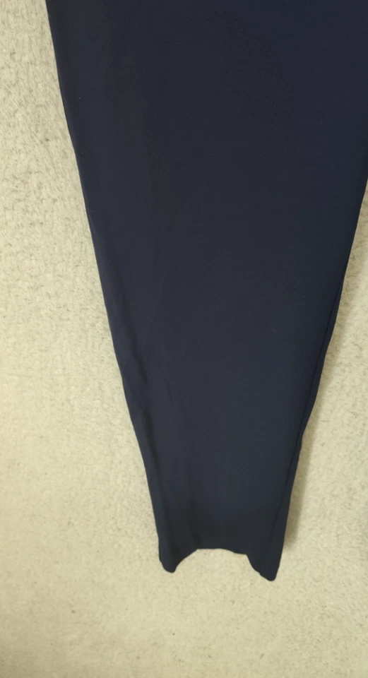 Pantalones para mujer 89th Madison grandes azules mezcla de rayón pantalones ajustados elásticos Foto 4 de 4