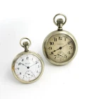 Antique Hamilton 16-18s 17j Open Face Men's Pocket Watches Lot of 2 #WB4737-3