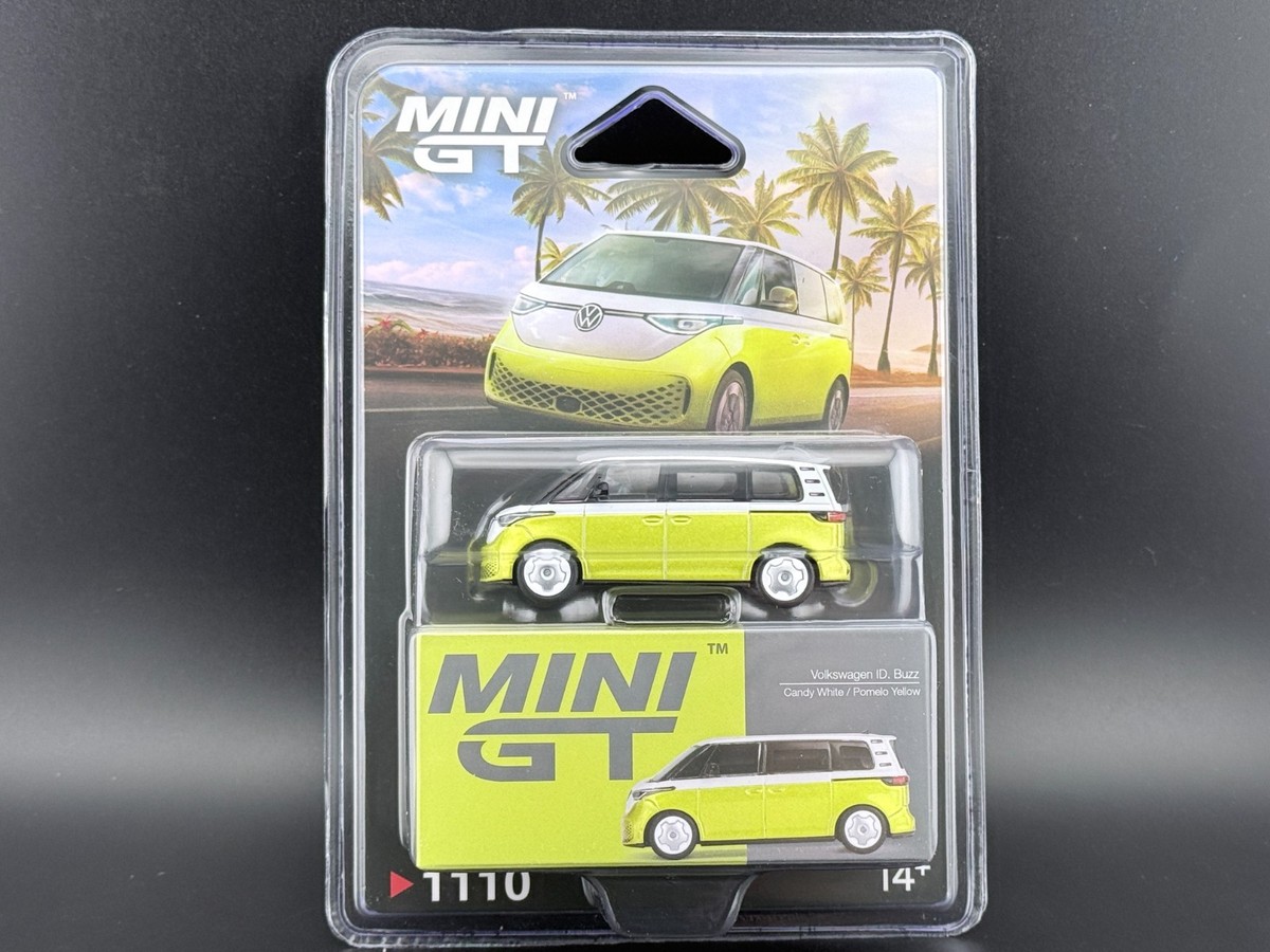 Mini GT Volkswagen ID. Buzz – Candy White Pomelo Yellow #1110 1/64