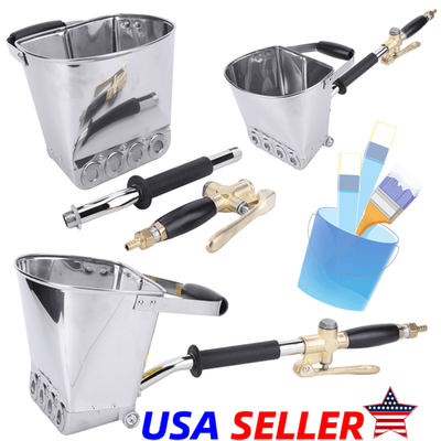 #ad 4 Jet Stucco Sprayer Mortar Spray Gun Concrete Sprayer for Wall Painting $45.97