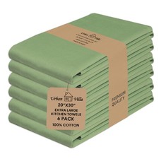 Urban Villa Kitchen Towels 100 Cotton Dish Towels for Kitchen Set of 6 20  x30  