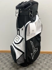 Mizuno LW-C Cart Lightweight Cart Golf Bag 10.5", 7-way top, Black/White NEW!