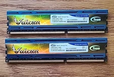 Team Group VULCAN 8GB (2X4GB) TLBD34G1600HC9BK DDR3. FAST SHIP