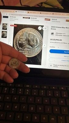 RARE 2022 D ANNA MAY WONG AMERICAN QUARTER MAJOR