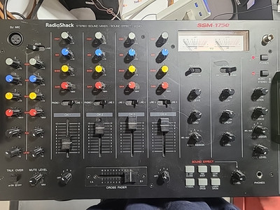 Radio Shack Optimus Stereo Sound Mixer Sound Effect Echo SSM-1750