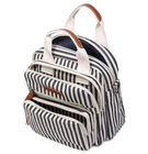 Mini Multi-Function Diaper Bag Tote Messenger Backpack Striped LaGaffe