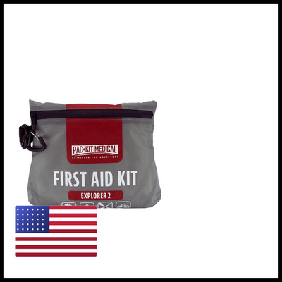 First Aid Only Pac-Kit Watertight Explorer 2 First Aid Kit For Hiking Camping