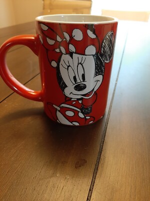 Minnie Mouse 11oz Ceramic Mug In Gift Box - Cute Gardening Theme Official Merch