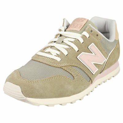 New Balance 373 Womens Olive Pink Casual Trainers - 7.5 US | eBay