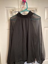 NEW Joie Women's Smocked Long Sleeve Blouse Retails For 278.00