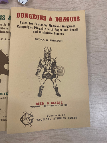 1974 D & D Original White Box 3 Volume Set, Ref Sheet & Dice Dungeons & Dragons - Picture 4 of 21