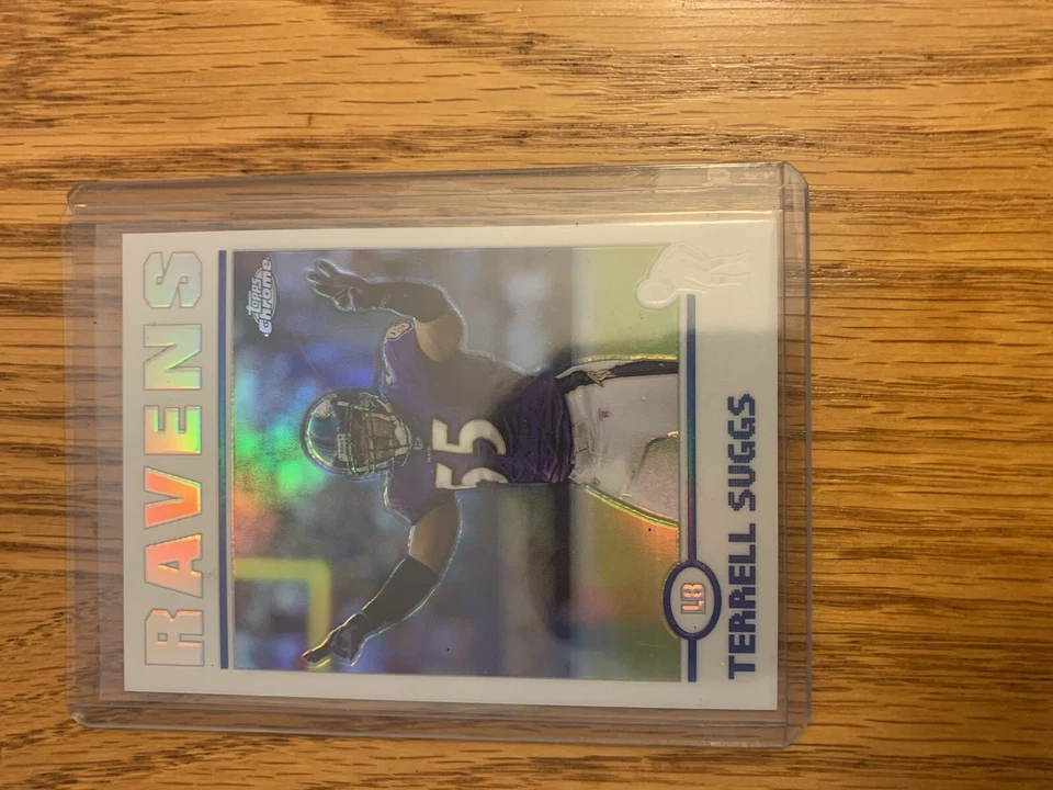 2004 Topps Chrome - Refractor #29 Terrell Suggs - Image 3 of 4
