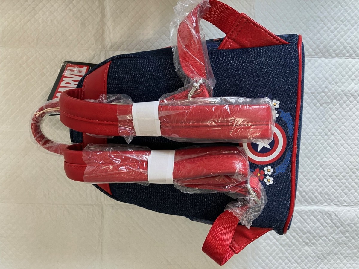 Loungefly Marvel Captain America 80th Anniversary Floral 