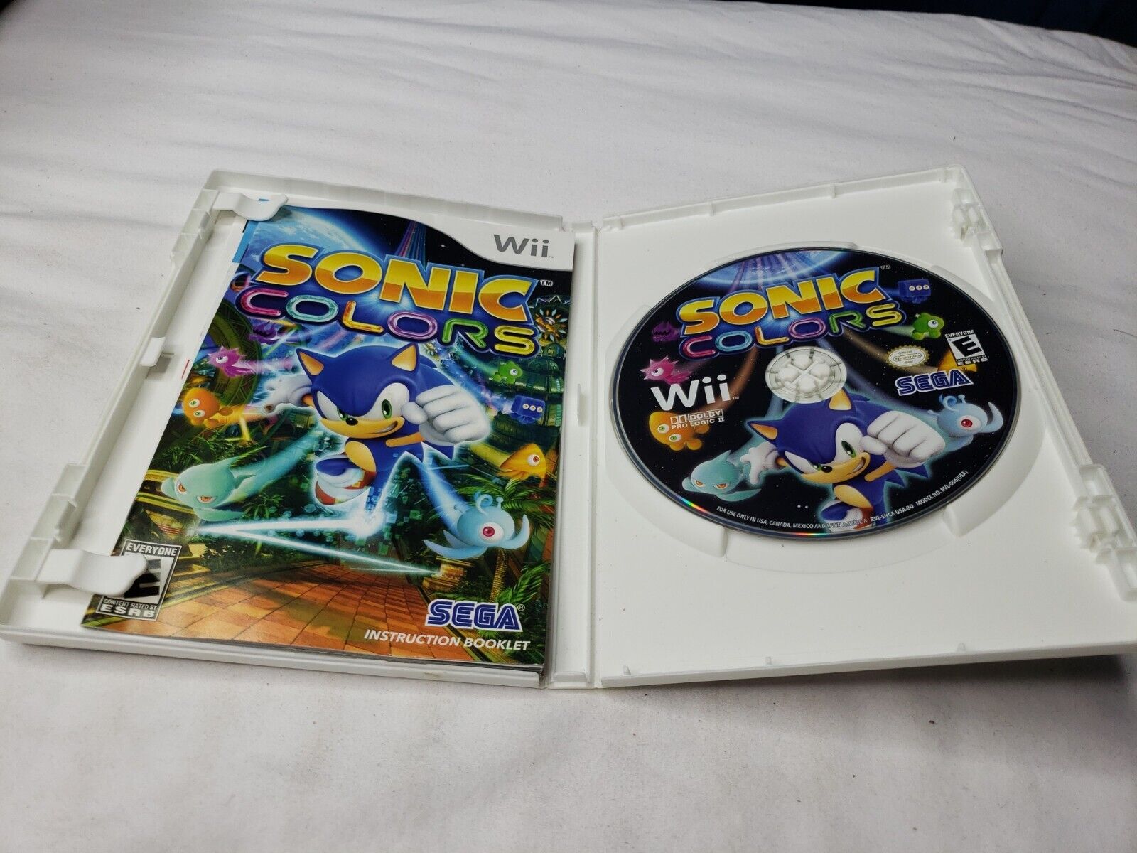 Sonic Colors (Nintendo Wii, 2010) 5055277008629